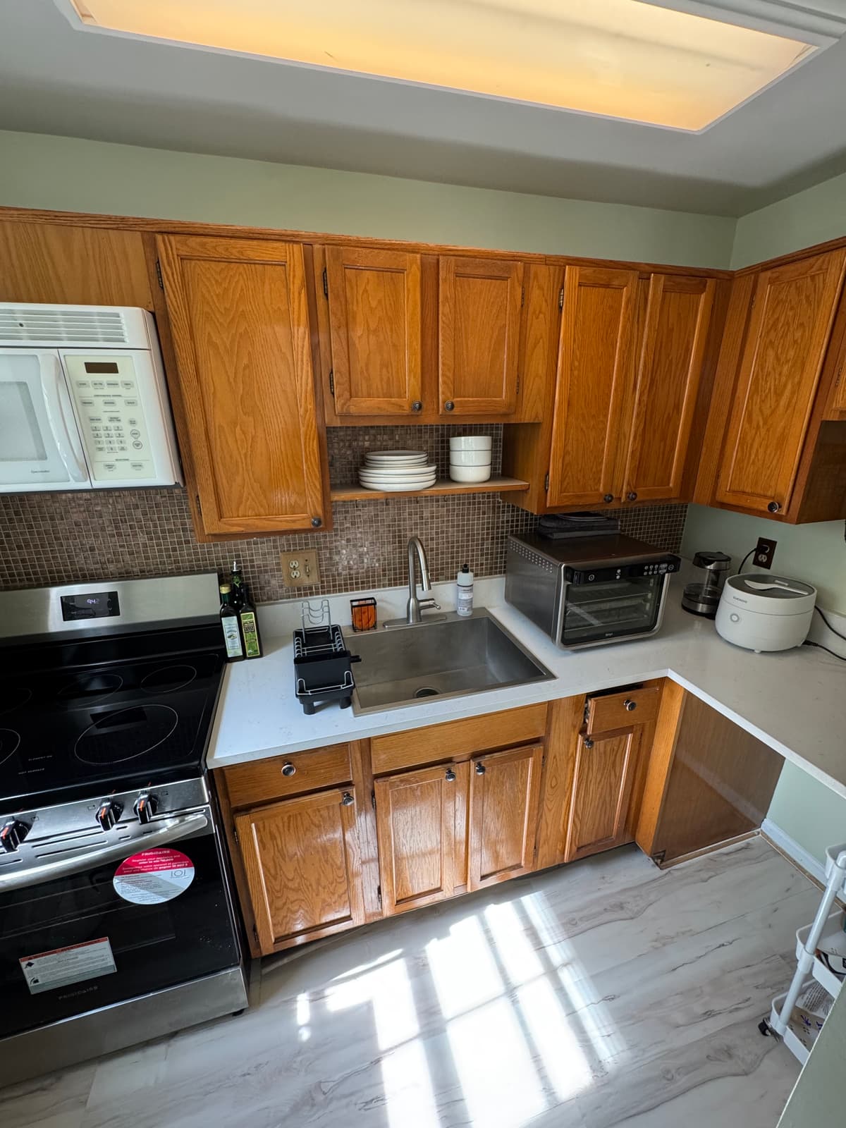 Kitchen after cleaning