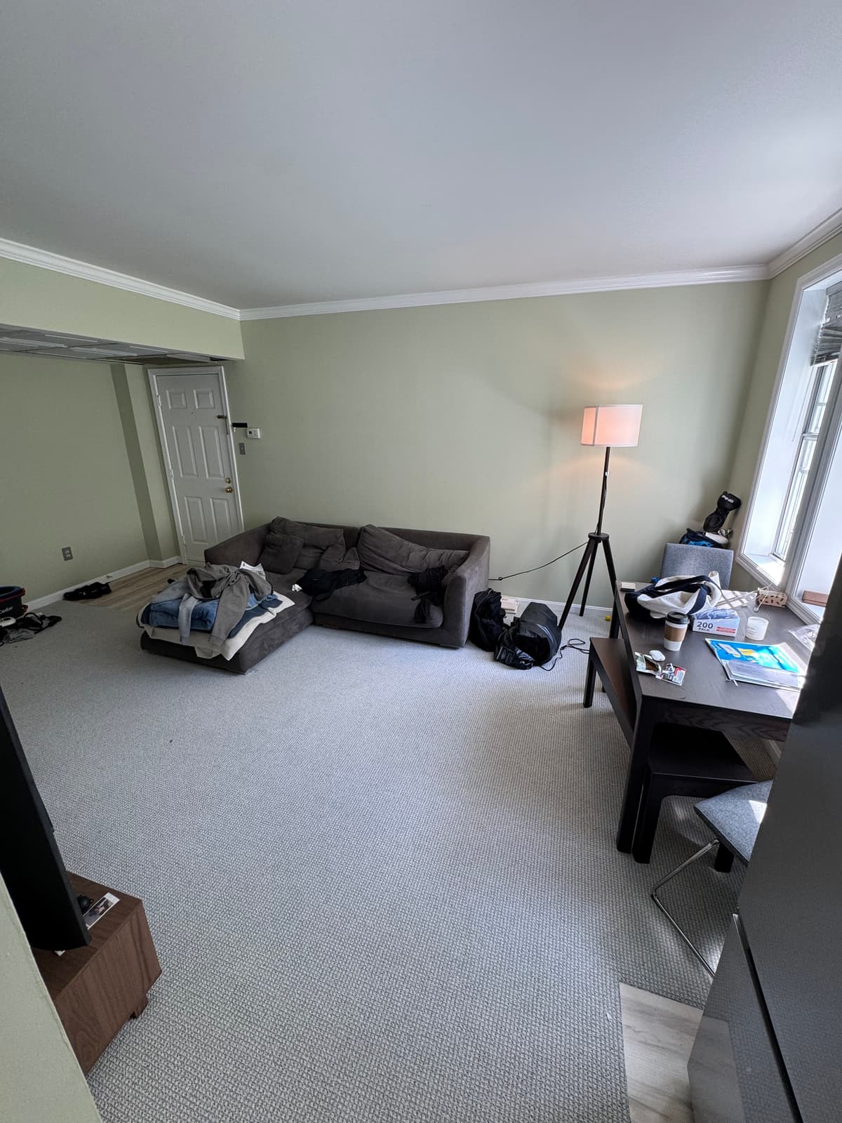 Living Room before cleaning